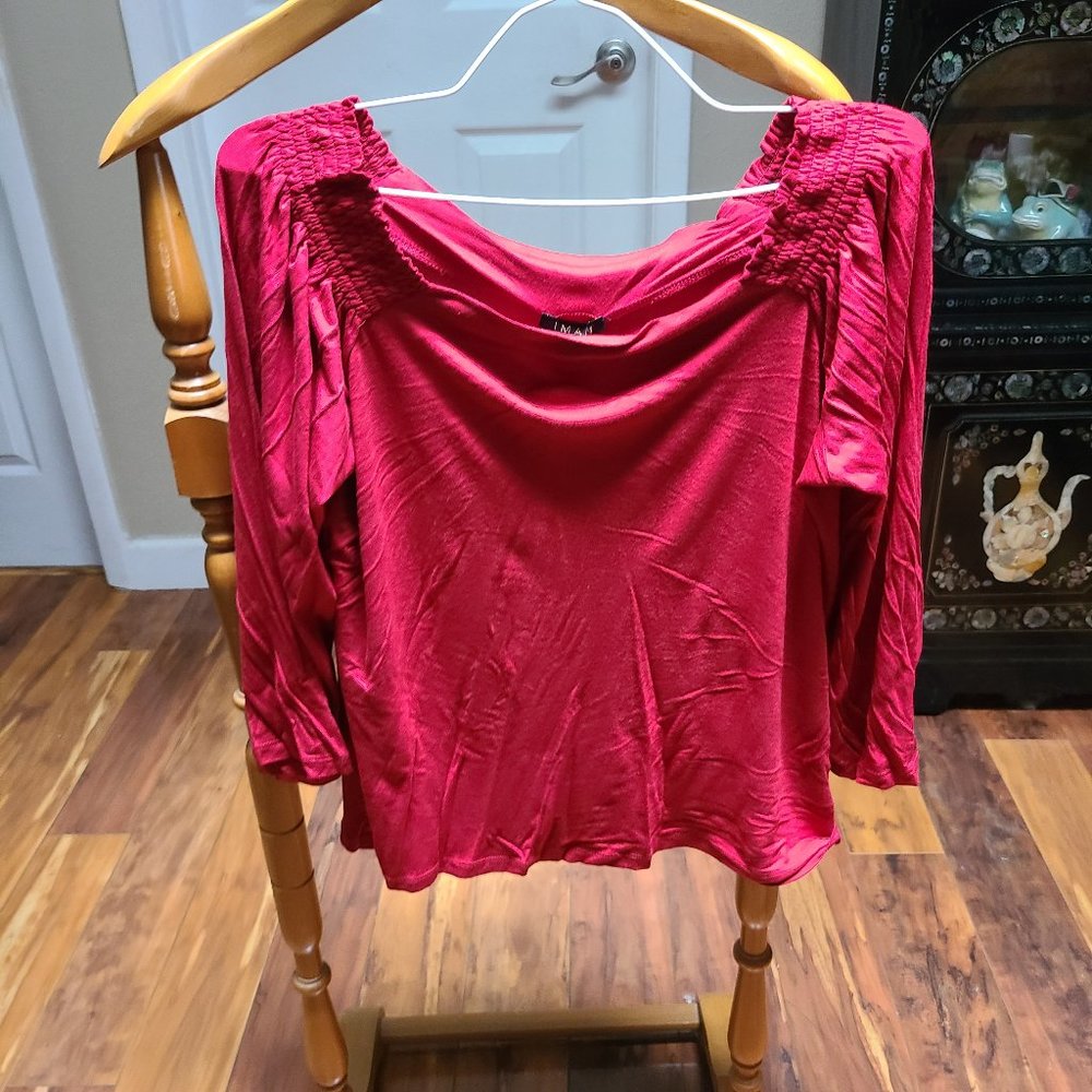 IMAN, S, 2pc poly gaucho knit set NWT